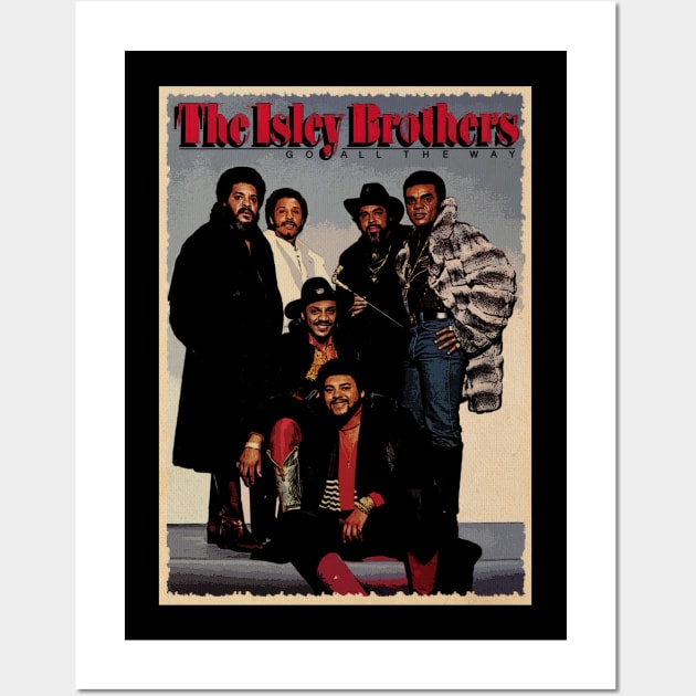 Groove of the Gods The Isley Vintage Music Scenes Apparel Wall Art by Iron Astronaut